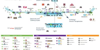Χάρτης Αεροδρόμιο Ντιτρόιτ